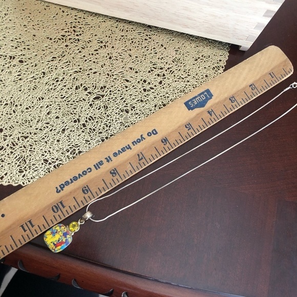 925 Sterling Silver Set Earrings + Necklace - Picture 5 of 8